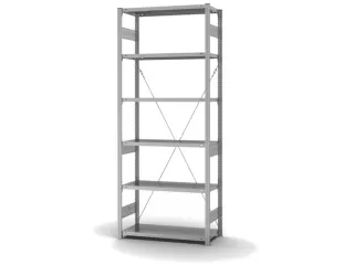 systeemstelling,grondveld,HxBxD 2500x1060x435mm,vakl. 225kg - 2