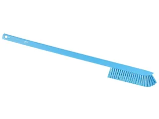 Vikan Hygiene precisieborstel lange steel 600mm medium vezels Blauw - 1