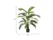 Kunstplant Mica Areca palm in pot groen 120x140cm