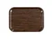 Plateau Roltex mélaminé 37,5x26,5cm anti-dérapant aspect bois