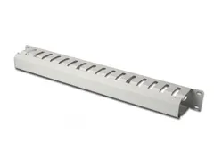 1U Kabelbeheerpaneel Met Afneembaar Achterpaneel 44x483x68mm Grijs