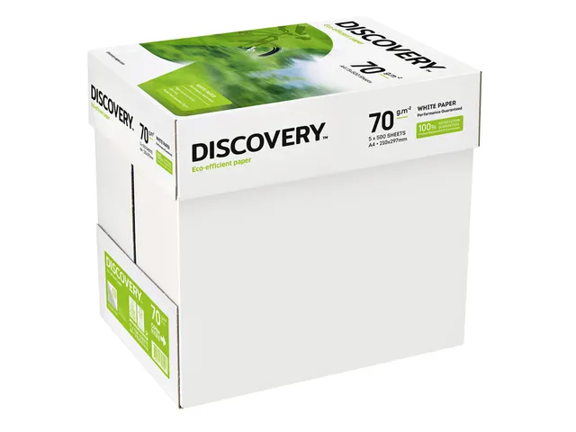 Kopieerpapier Discovery A4 70 Gram Wit 500 Vel