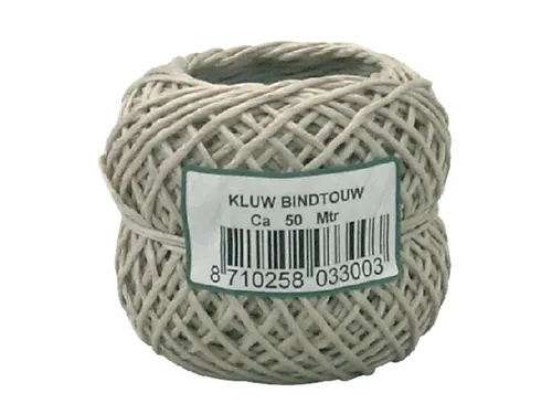 Henneptouw Muller 2-draads ca 50 meter