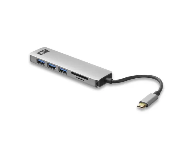 USB-C Hub 3.0 3x USB-A Cardreader PD