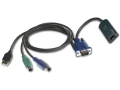 Vertiv Avocent DSAVIQ-PS2M, VGA, Zwart, RJ - 45, USB, 2xPS/2, VGA, Man