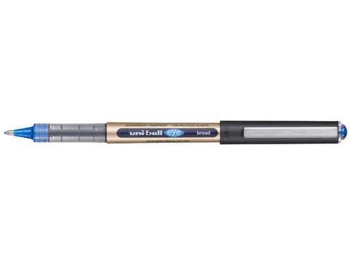 Rollerpen Uni-ball Eye eco 150E Breed blauw 1 mm