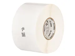 Zebra PolyPro 3000T Transparant 75x35mm 4 Rol