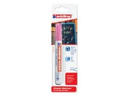 Krijtstift edding 4095 rond neon roze 2-3mm blister
