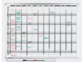 Jaarplanner Lega whiteboard 90x120cm - 1