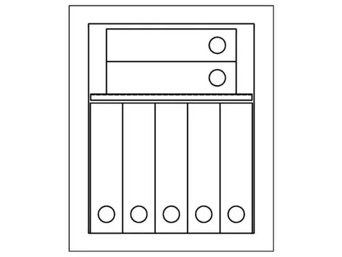 Documentenkluis 30min. Brandveilig Veiligheidsklasse 2 605x505x450mm