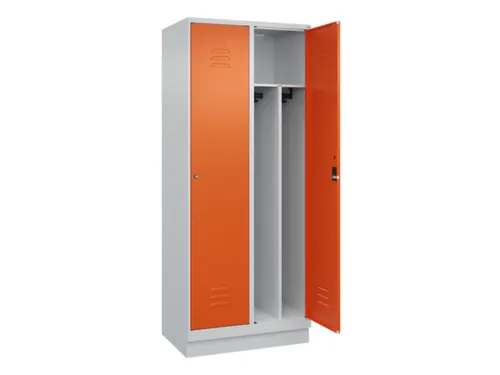 locker voor scheiding van kleding,HxBxD 1950x800x500mm,2vak