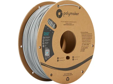 PLA PRO 1,75mm Grijs 1kg PolyLite 3D Filament