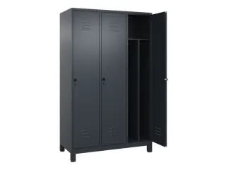 locker voor scheiding van kleding,HxBxD 1950x1200x500mm,3vak - 2