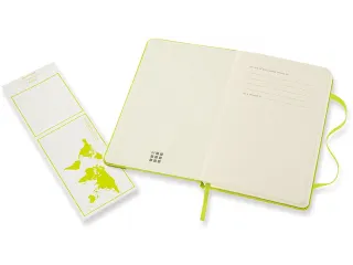 Notitieboek Moleskine pocket 90x140mm blanco hard cover lemon green - 6