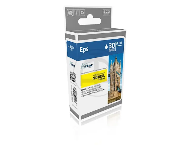Astar Epson T1814 XP inkt Geel HC Rebuilt 450 pagina's 6.6ml