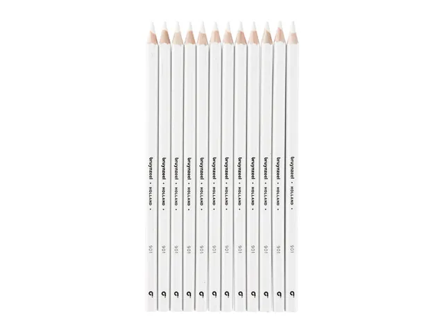 Kleurpotlood Bruynzeel Super 901 wit