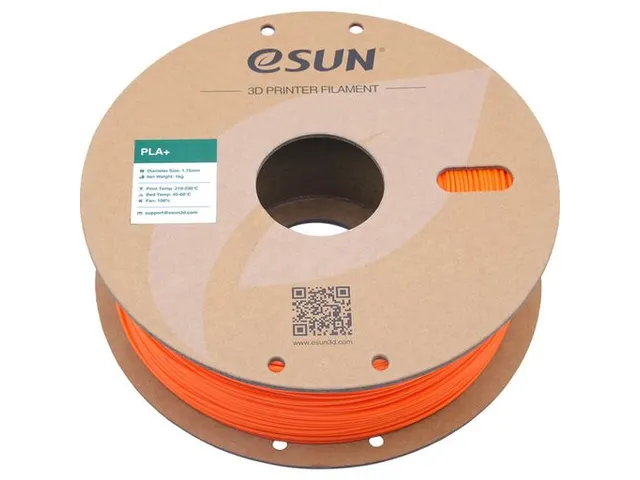 eSUN PLA+ 3D printer Filament 1,75mm Oranje 1kg