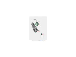 Whiteboard Rocada Skincolour 55x75cm wit gelakt - 3