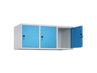 opzetkast,v. locker,3vak.,vak B 400mm,HxBxD 500x1200x500mm - 1