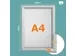Cadre clipsable Nobo Impression Pro ignifuge A4