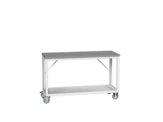 werkbank,verrijdbaar,HxBxD 930x1500x600mm,linoleumblad - 1