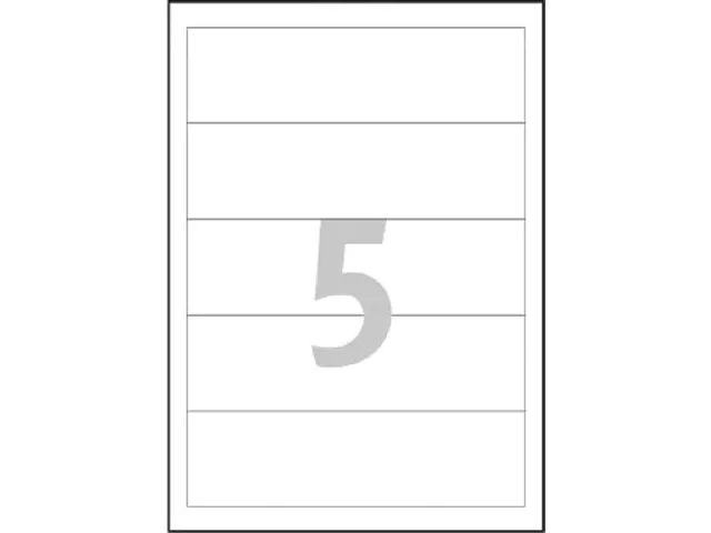 Etiquette dorsale Avery Large 54x190mm blanc