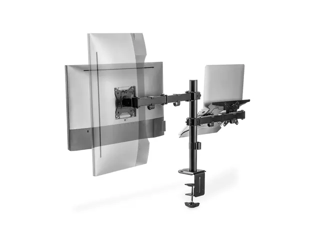 Monitorarm 17-32 Inch Zwart met Notebookhouder