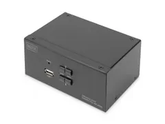 KVM-switch 2 poorten dubbel scherm 4K@60fp DisplayPort