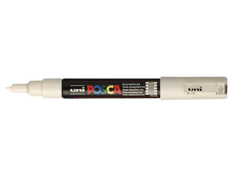 Verfstift Posca PC1MC Extra Fijne punt 0,7-1,0mm Wit