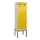 locker voor scheiding van kleding,HxBxD 2120x600x500mm,2vak