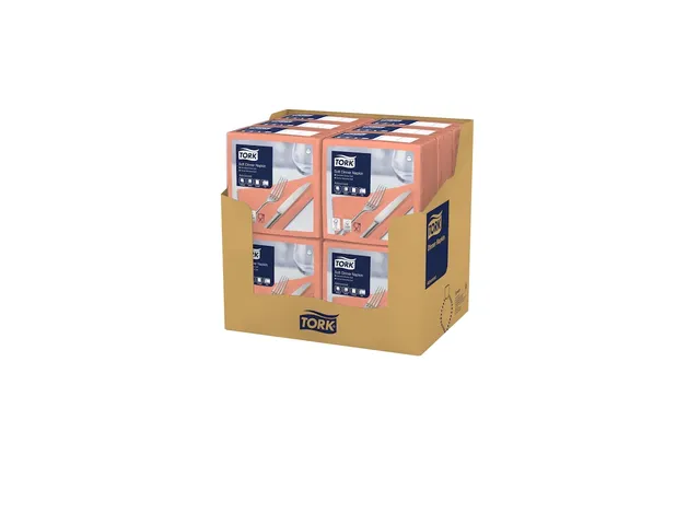 Tork 477912 Soft Dinnerservet Advanced Perzik 39x39cm