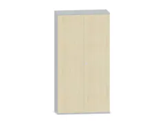 Kantoorkast 1920x1000x430mm Romp Lichtgrijs Decor Front Esdoorn