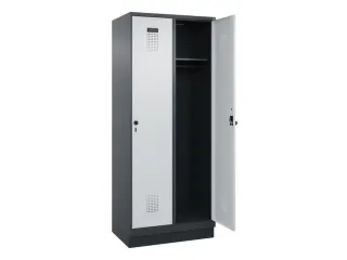 locker,HxBxD 1950x800x500mm,2vak,vak B 400mm,draaigrendel,sokkel - 2