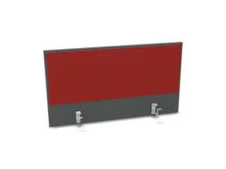 opzetpaneel bureau aanbouw achter MS-donkergrijs BN4011-rood 1000mm