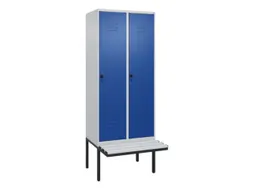 locker voor scheiding van kleding,HxBxD 2120x800x815mm,2vak