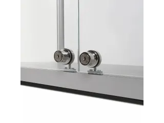 Glazen Vitrinekast Dubbele Deur 80x40x200cm - 3