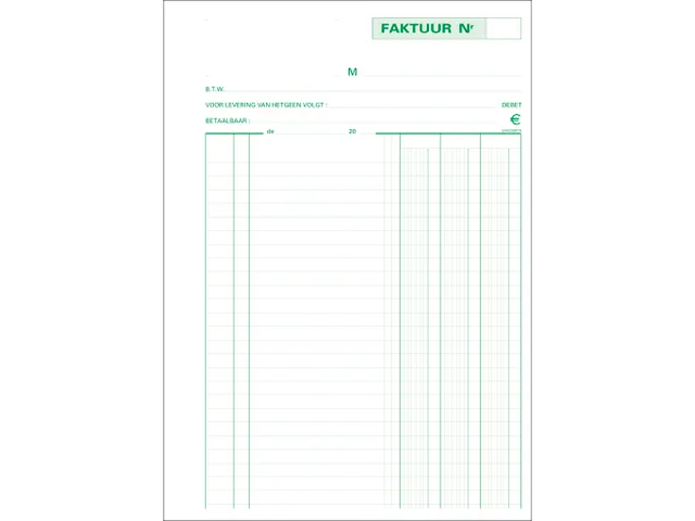 Manifold Factures 29,7x21cm 50 feuillets triple autocopiant Texte en N