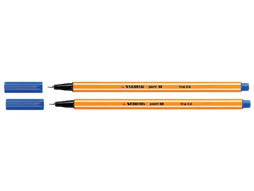 Fineliner STABILO point 88/41 blauw 0.4mm