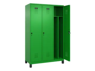locker voor scheiding van kleding,HxBxD 1950x1200x500mm,3vak - 1