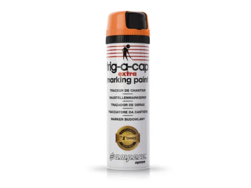 Markeerspray Voor Bouwplaatsen Oranje Fluorescerend 500Ml