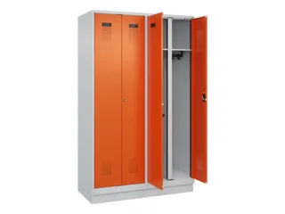 locker voor scheiding van kleding,HxBxD 1950x1200x500mm,4vak - 1