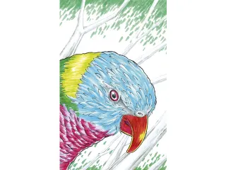 tekenstift Pitt Artist Pen Brush etui a 6 stuks pastel - 9
