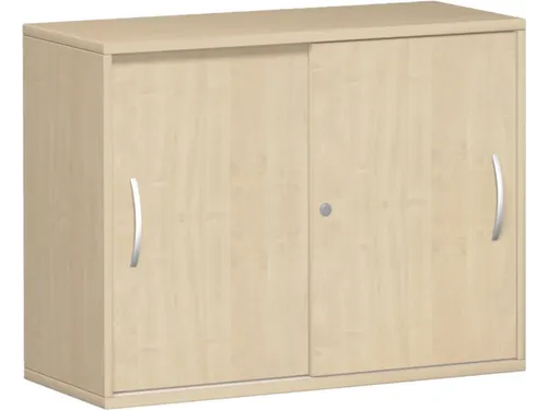 schuifdeurkast,HxBxD 770x1000x430mm,decor romp wit,decor front noten