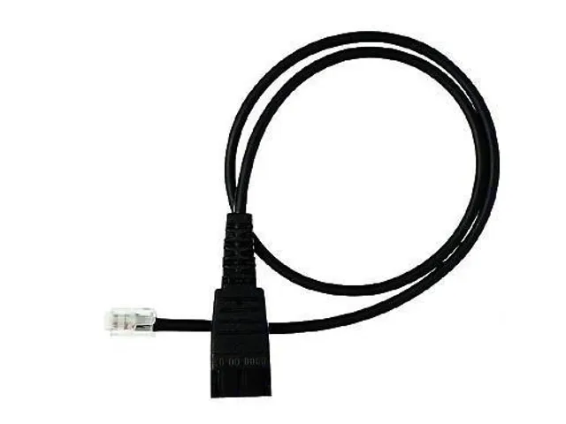 Jabra QD naar RJ10 (recht) QD Aansluitkabel