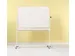 Smit Visual Tableau pivotant 120x180cm 2 faces acier blanc profil RC-1