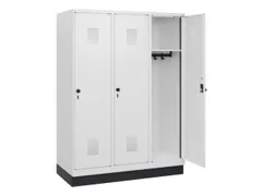 schoollocker,HxBxD 1630x1200x500mm,3vak,vak B 400mm,draaigrendel