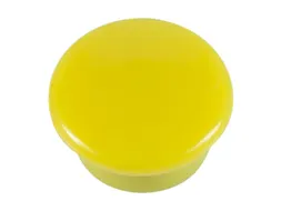 Magneet Westcott geel pak à 10st. Ø 15x8mm, 100g