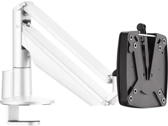 monitorarm,1-dlg. arm,arm L 283mm,m. tafelbevestiging,alu/kunststof