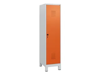schoollocker,HxBxD 1630x400x500mm,1vak,vak B 400mm,draaigrendel,voeten - 2