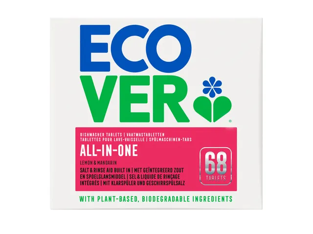 Vaatwastabletten Ecover All In One 68 stuks Voordeelbundel